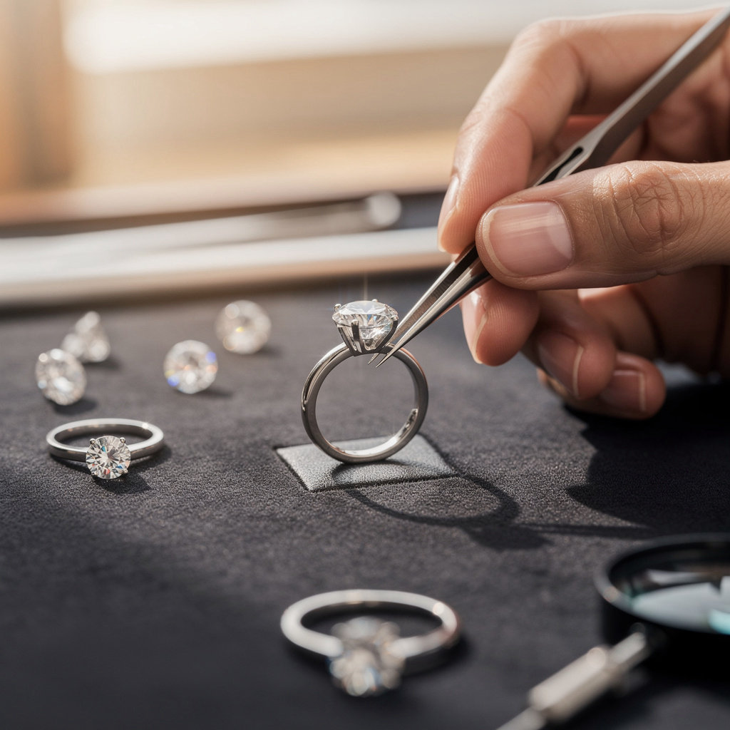 Cecilia's Fine Jewelry showcases brilliant lab grown diamonds in San Diego, offering ethical and high-quality fine jewelry